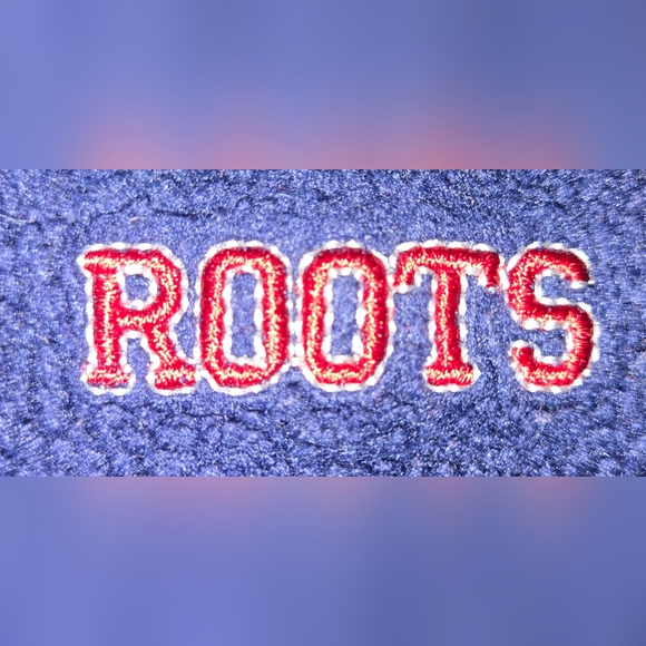 EUC: Roots - True Vintage Toddler Hoodie; Navy with Red details. MADE IN CANADA! - Picture 7 of 7